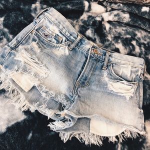 Distressed Hollister Shorts